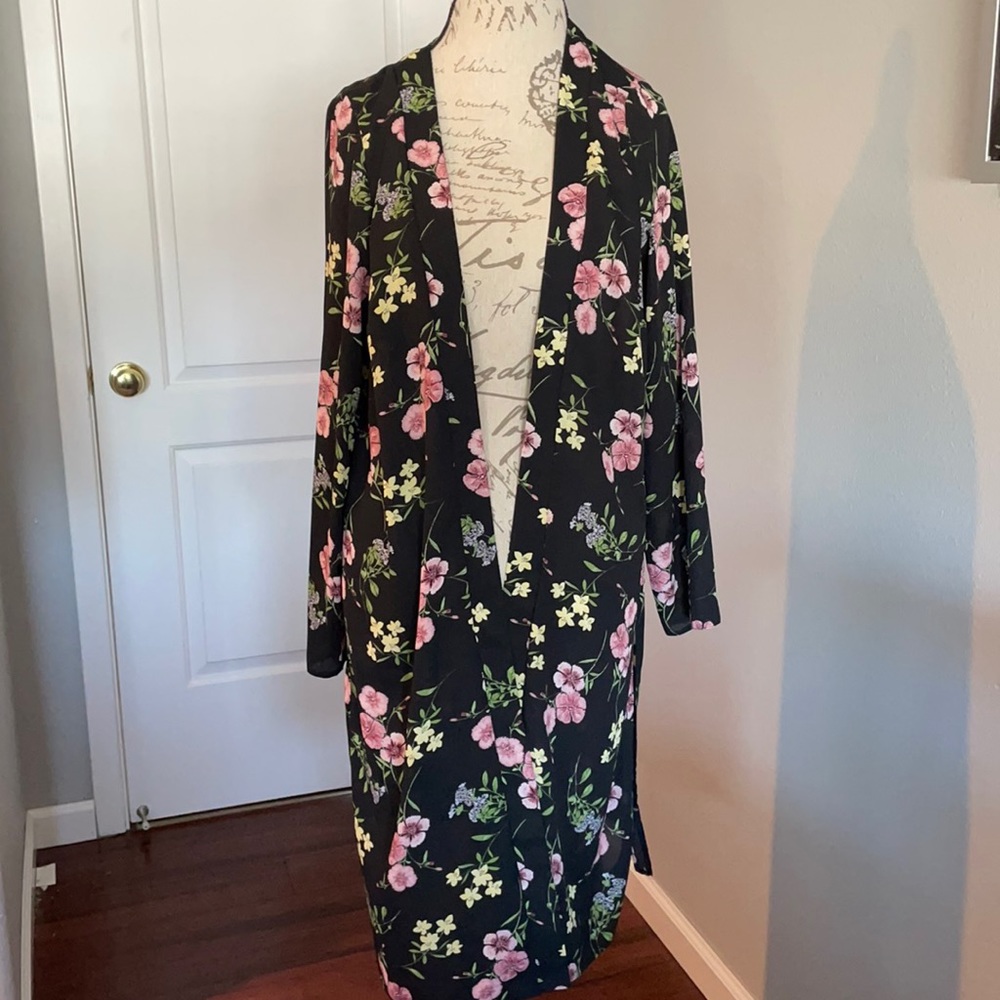 Floral cardigan